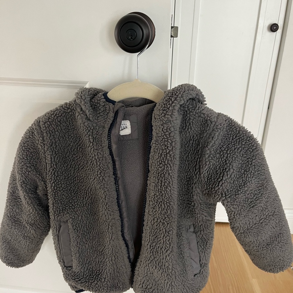 BabyGap Sherpa/fleece zipper hoodie